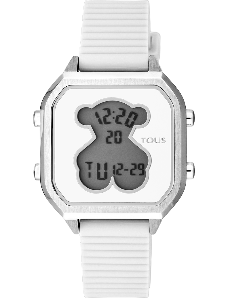 100350380 | Reloj Tou D-bear Plateado Blanco | JoyeríaDeluxe