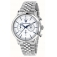 R8873618034 Reloj Maserati Epoca Crono Plateado Esfera Blanca